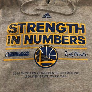 Golden State Warriors Hooded Sweatshirt Authentic Locker Room Edition Adidas